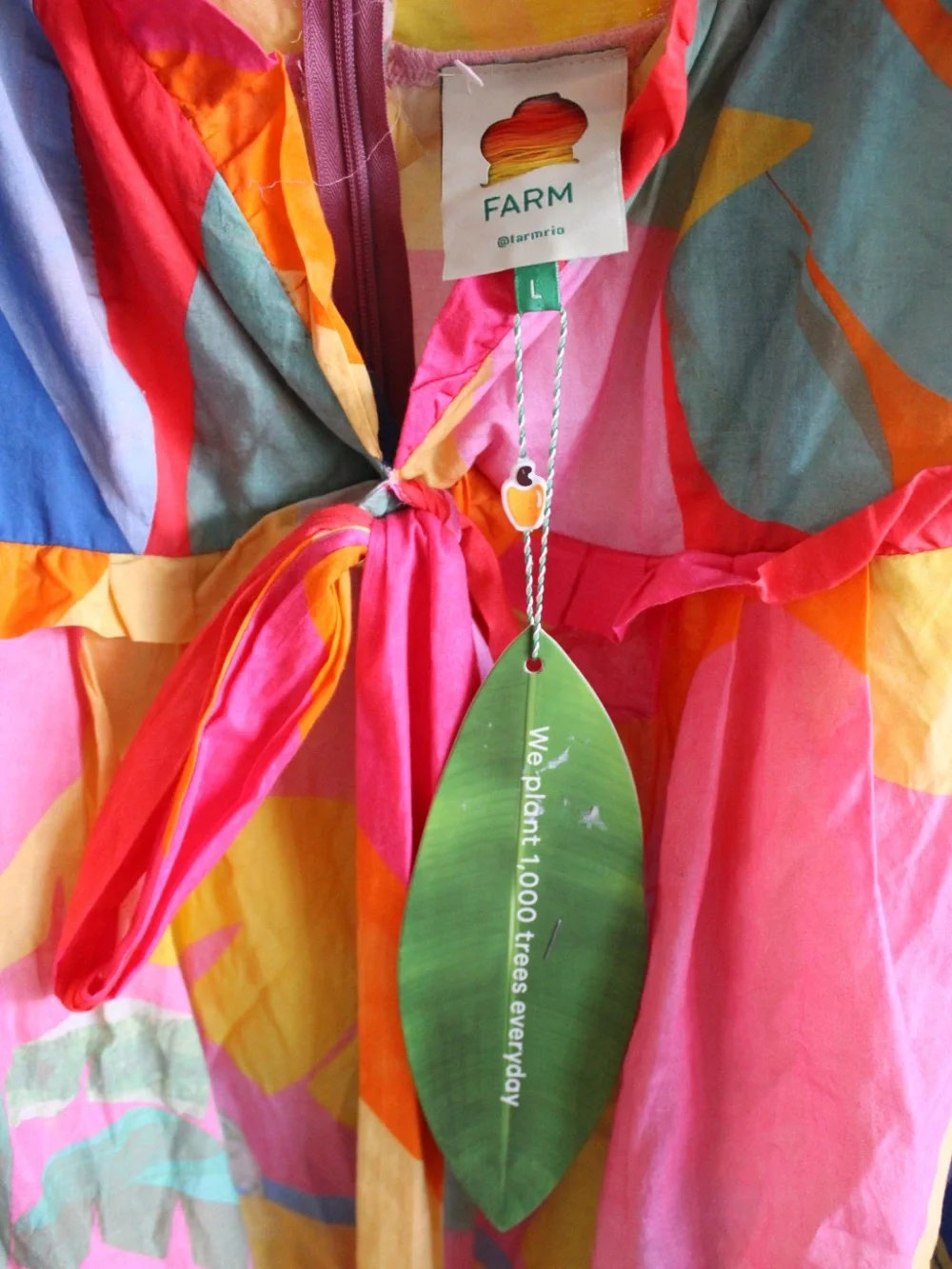 FARM Rio Tropical Sunset Maxi Dress L NWT | MSRP $195 - Picture 4 of 6